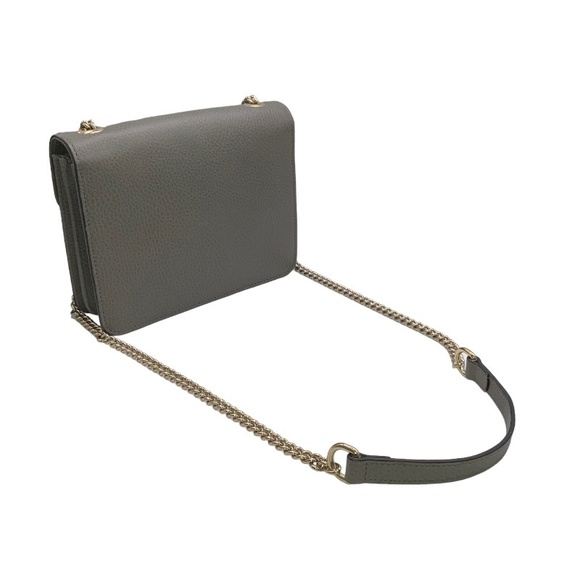 Gucci Interlocking G Chain Shoulder Bag Gray - Picture 2 of 9